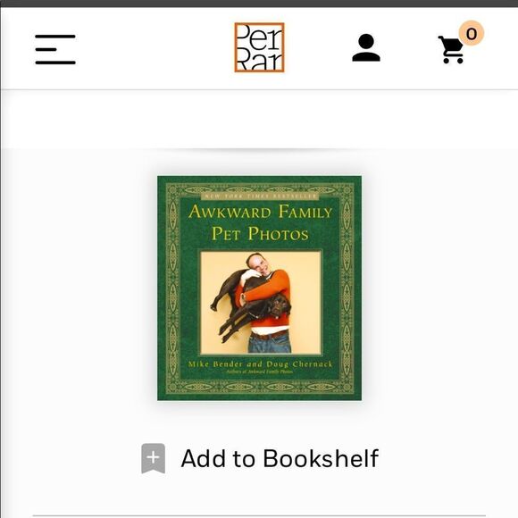 Awkward family pet photos coffee table book/bookshelf decor home decor - Picture 1 of 8